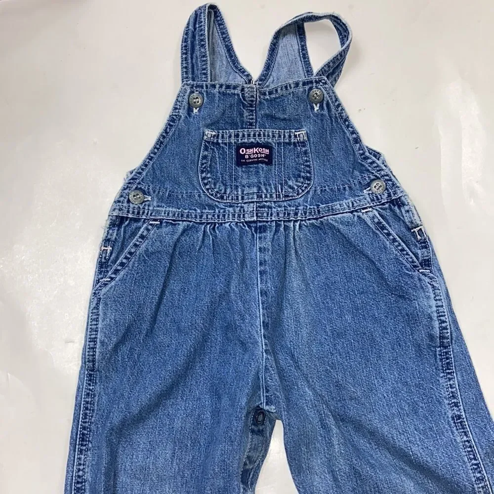 10/$50 VINTAGE OSHKOSH B GOSH OVERALL 💯 COTTON SIZE KIDS 12 MONS
